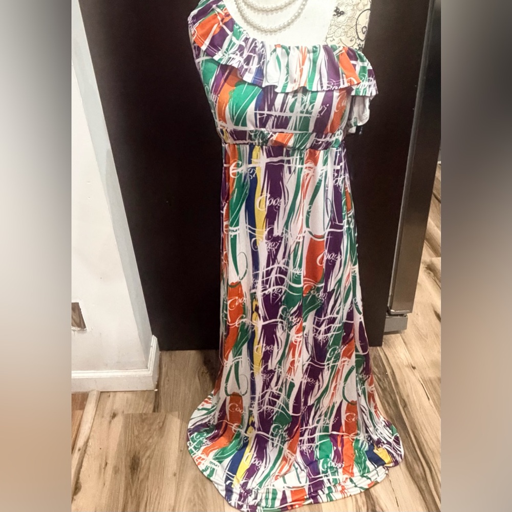 COOGI Multicolor Abstract Dress